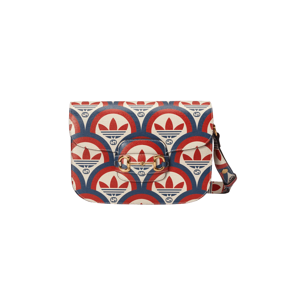 Buy adidas x Gucci Horsebit 1955 Shoulder Bag 'Blue/Red