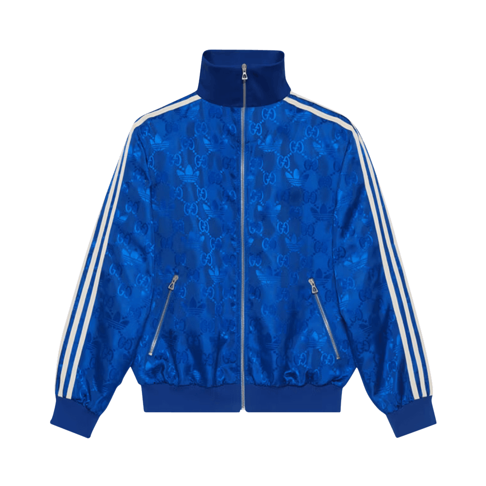 最最終値下げ！！adidas x Gucci GGチュールトップ ブルー Buy Gucci x adidas GG Trefoil Jacquard Jacket 'Cobalt Blue