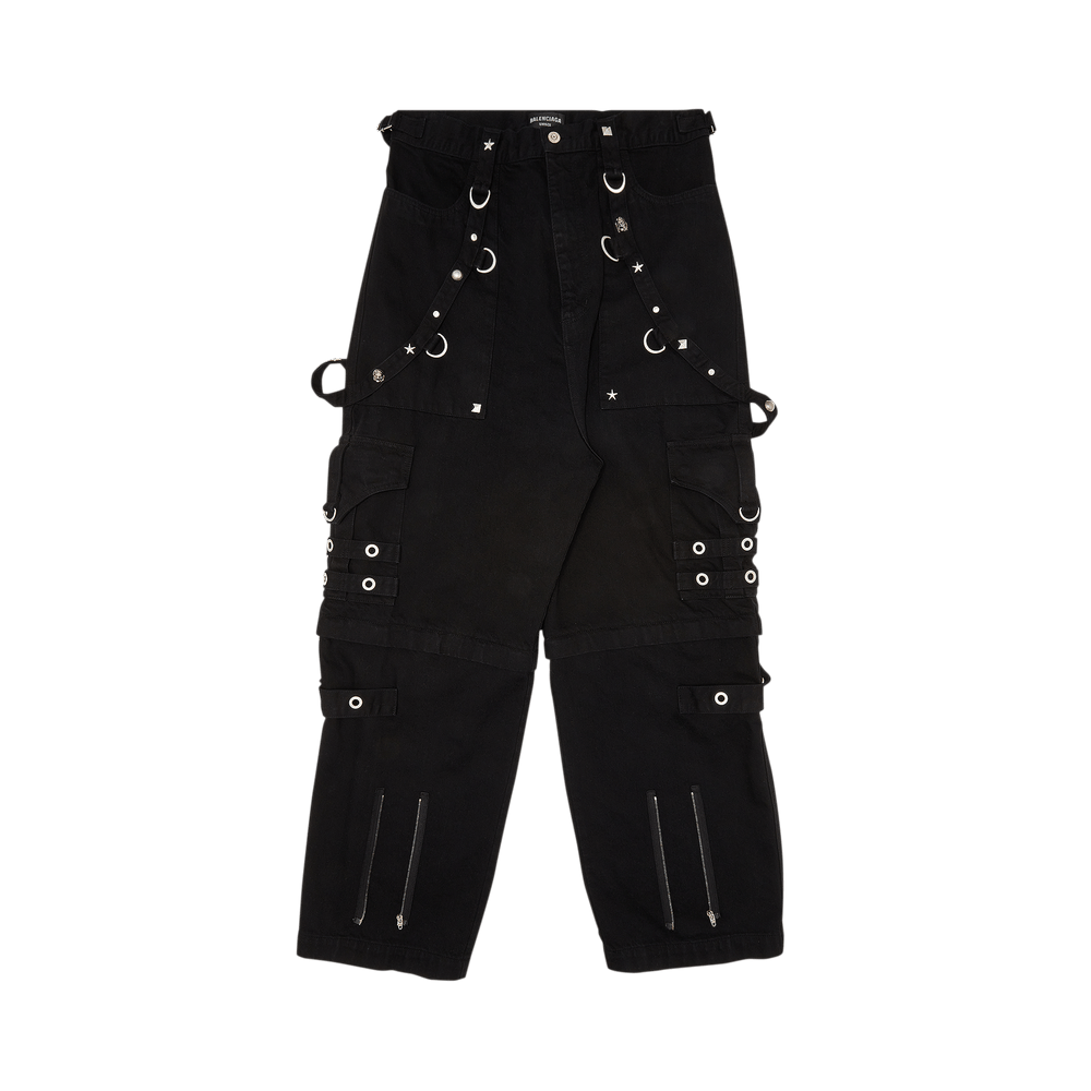 Buy Balenciaga Raver Baggy Pants 'Pitch Black' - 681693 Buy Balenciaga Raver Baggy Pants 'Pitch Black' - 681693