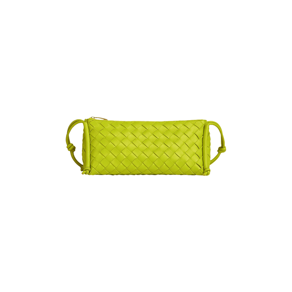 Buy Bottega Veneta Pouch On Strap 'Acid Kiwi/Gold' - 701025