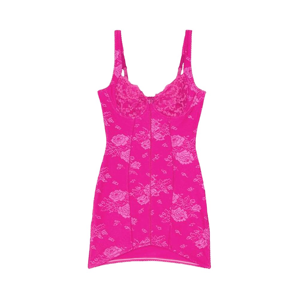 Buy Balenciaga Lingerie Mini Dress 'Lipstick Pink' - 698676 TWG01 6840 |  GOAT