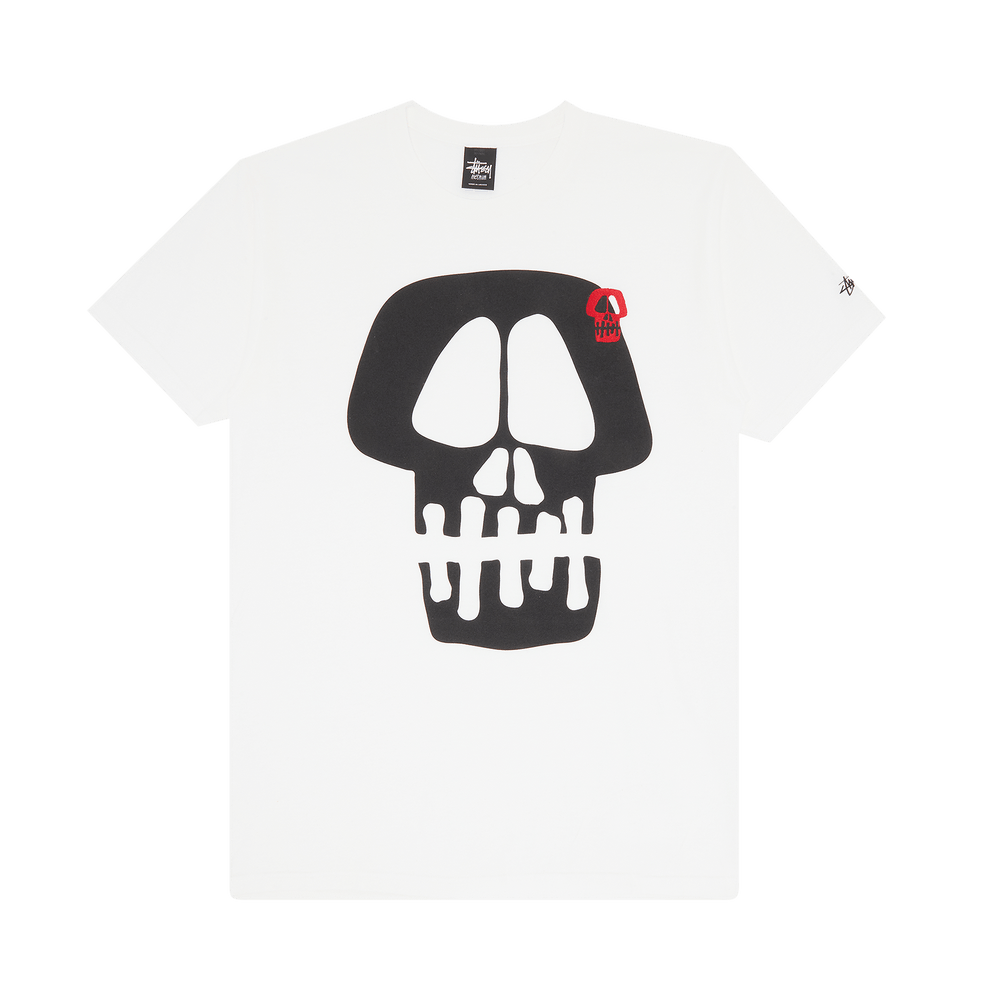 Buy Stussy Jumbo Skull Tee 'White' - 1903024 WHIT | GOAT