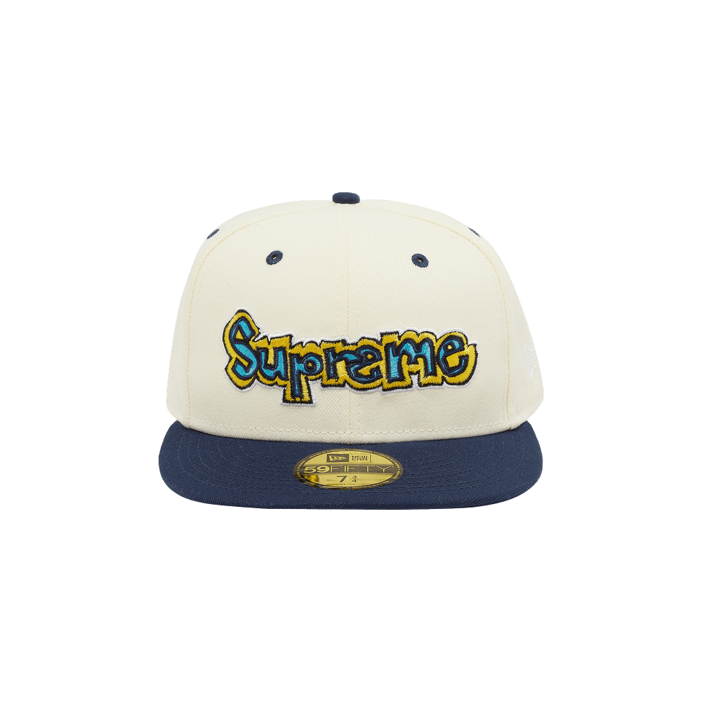 Supreme x New Era Gonz Logo Hat 'Natural' | GOAT