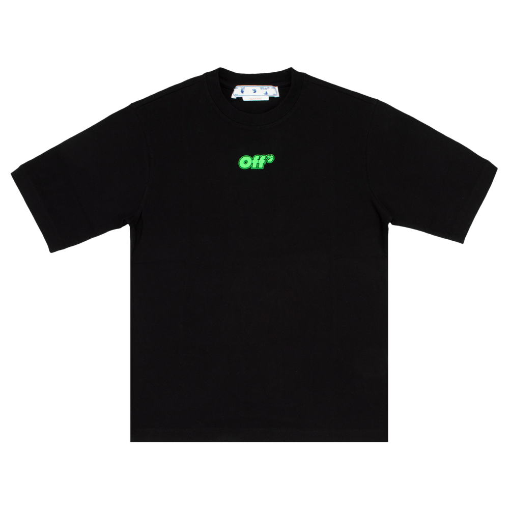 Buy Off-White Rave Flyer Skate Short-Sleeve Tee 'Black/Green