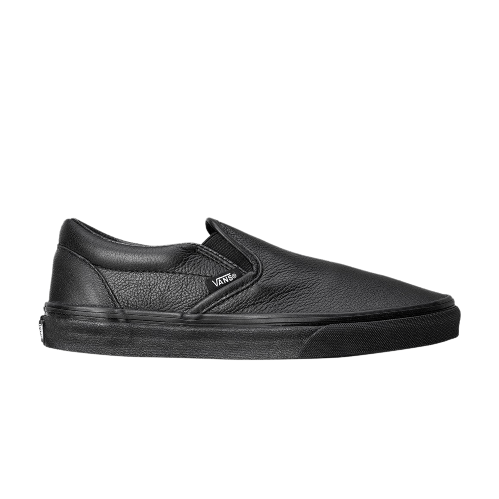 Vans Classic Slip-On Black Leather