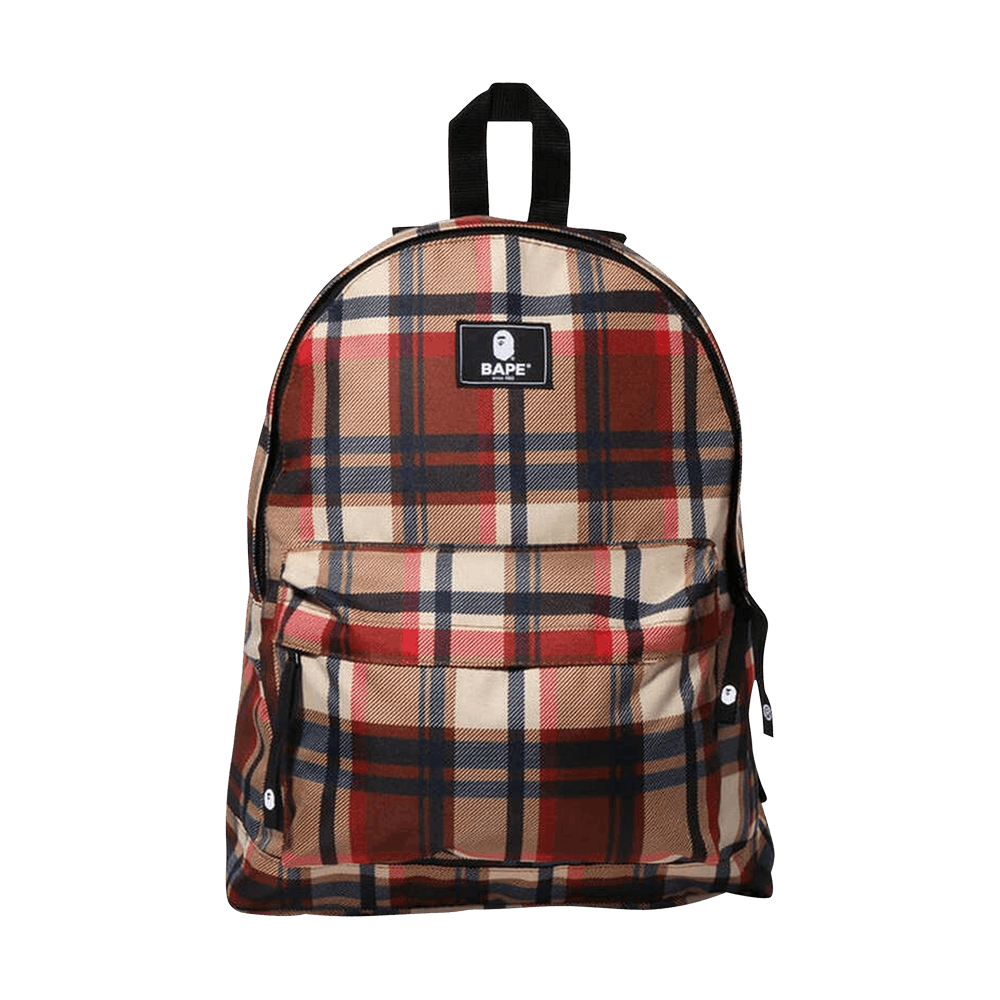 red bape backpack