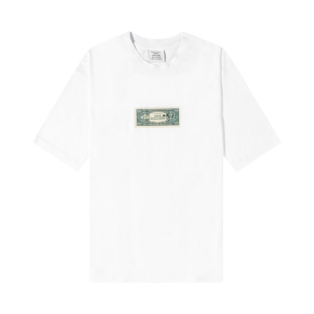 Buy Vetements One In A Million T-Shirt 'White' - UA53TR140W