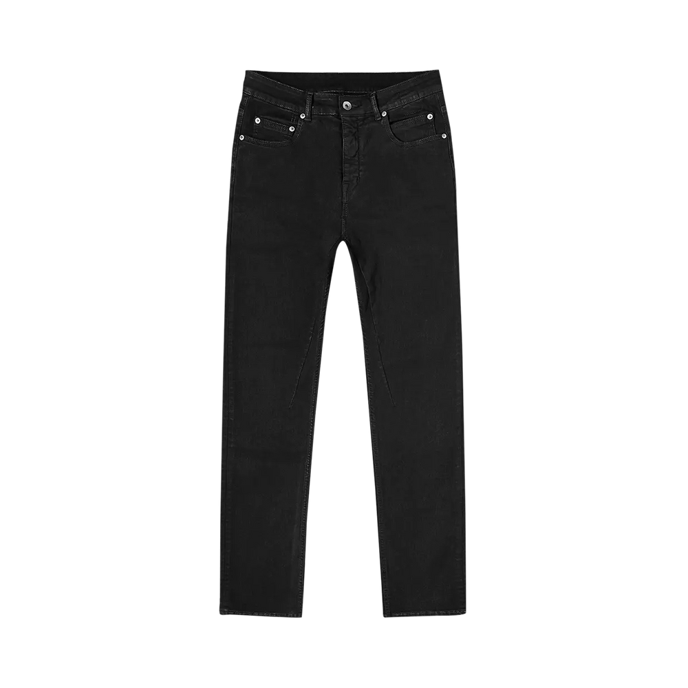 Buy Rick Owens DRKSHDW Detroit Cut Denim Pants 'Black' - DU01B7366