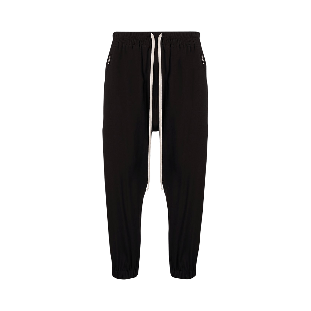 Buy Rick Owens Cropped Track Pant 'Black' - RP01B4318 CC 09 | GOAT