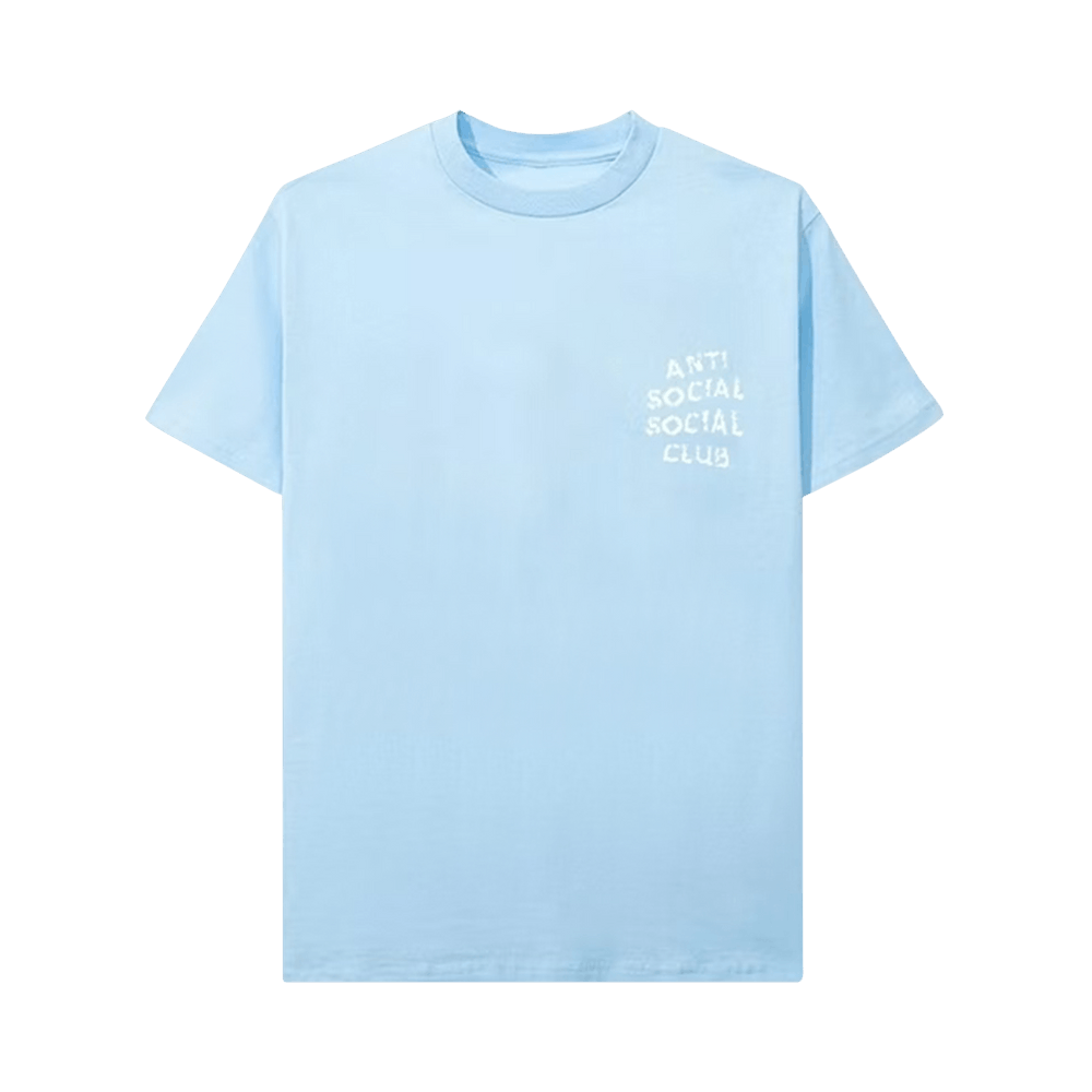 Buy Anti Social Social Club Partly Cloudy Tee Blue 0657 100000103PCT BLUE GOAT