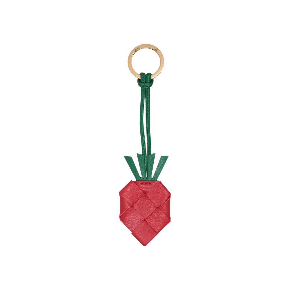 ★BOTTEGA VENETA★ Triangle Keyring Travertine 619100V005029 Bottega Veneta 