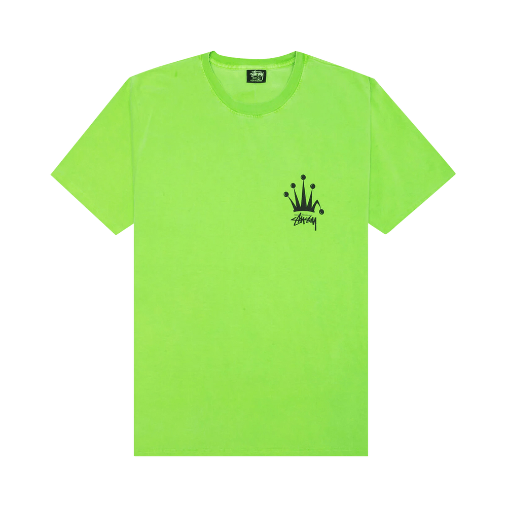 Buy Stussy Regal Crown Pigment Dyed Tee 'Green' - 1904771