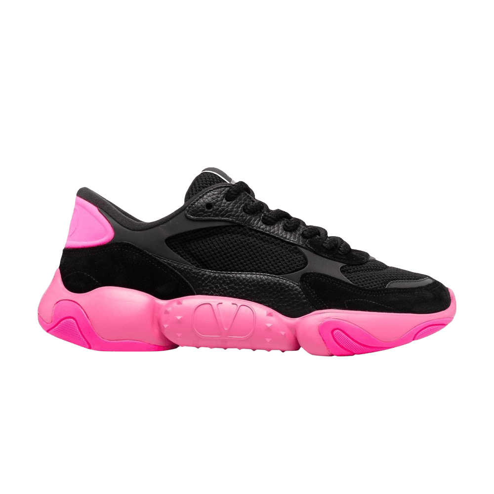 Buy Valentino Bubbleback Sneaker 'Black Pink' - XY2S0F08KNZ MM8 | GOAT