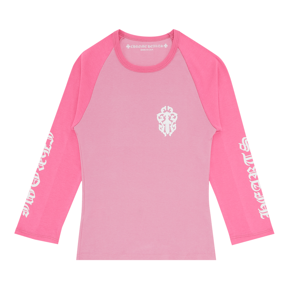 CHROME HEARTS PINK PPO LS TEE – OBTAIND