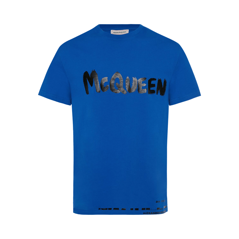 トップス Alexander McQUEEN OVER T MCQ GRAFFI TEE Alexander McQueen | Graffiti T Shirt | Regular Fit T-Shirts