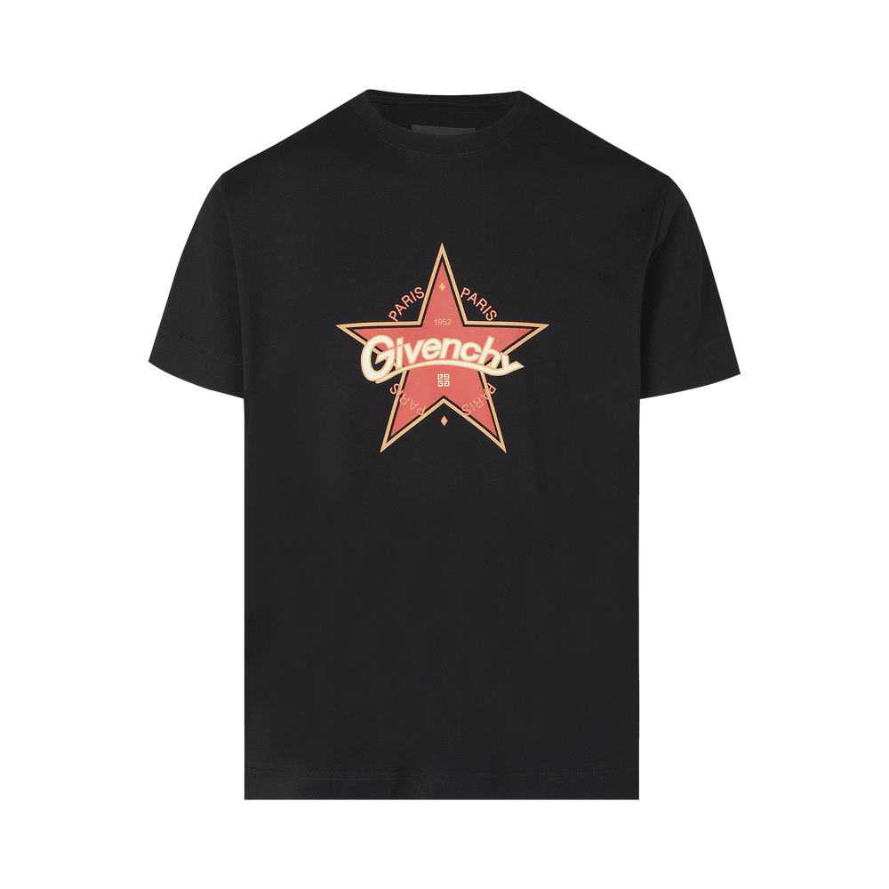 Buy Givenchy Slim Fit Print T-Shirt 'Black' - BM71DQ3Y6B 001