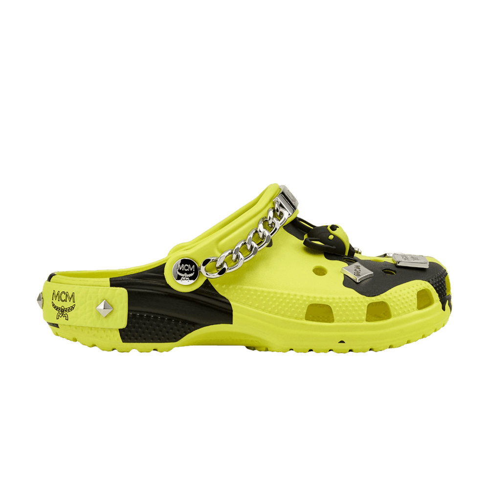 靴 MCM crocs classic clog Crocs Classic Mega Crush Clog MCM Belt Bag Black Men's