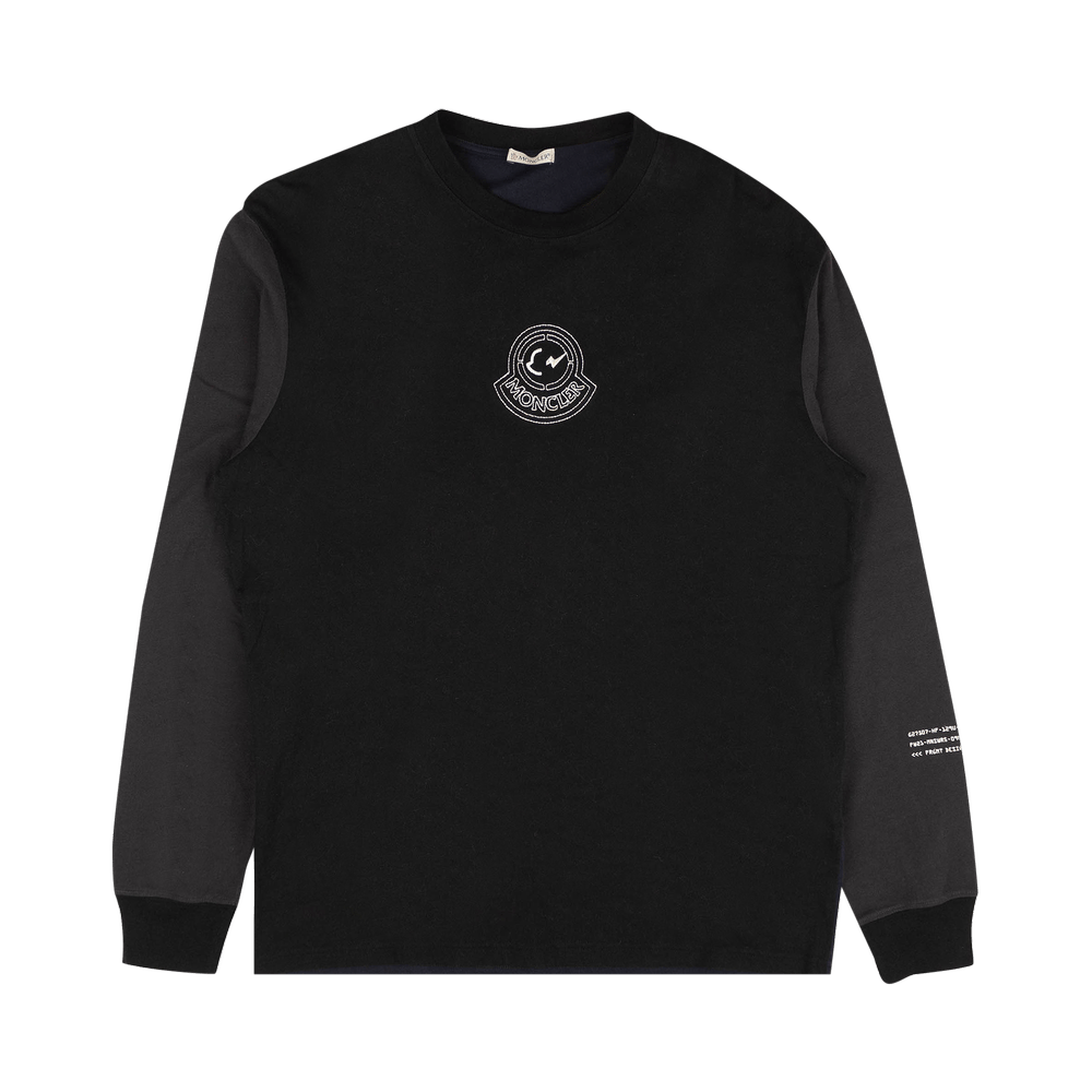 Buy Moncler x Fragment Long-Sleeve T-Shirt 'Black ...