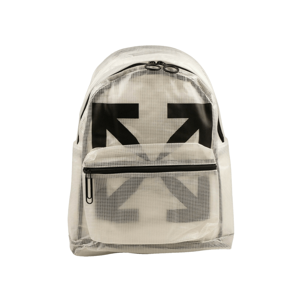 Buy Off-White Arrow PVC Backpack 'White' - OMNB029E20PLA0010110 | GOAT