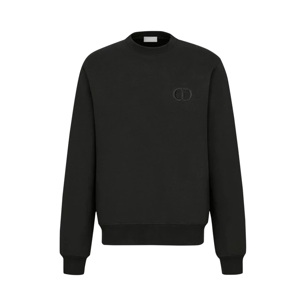 Buy Dior CD Icon Crewneck Sweatshirt 'Black' - 113J699A0531 C989 