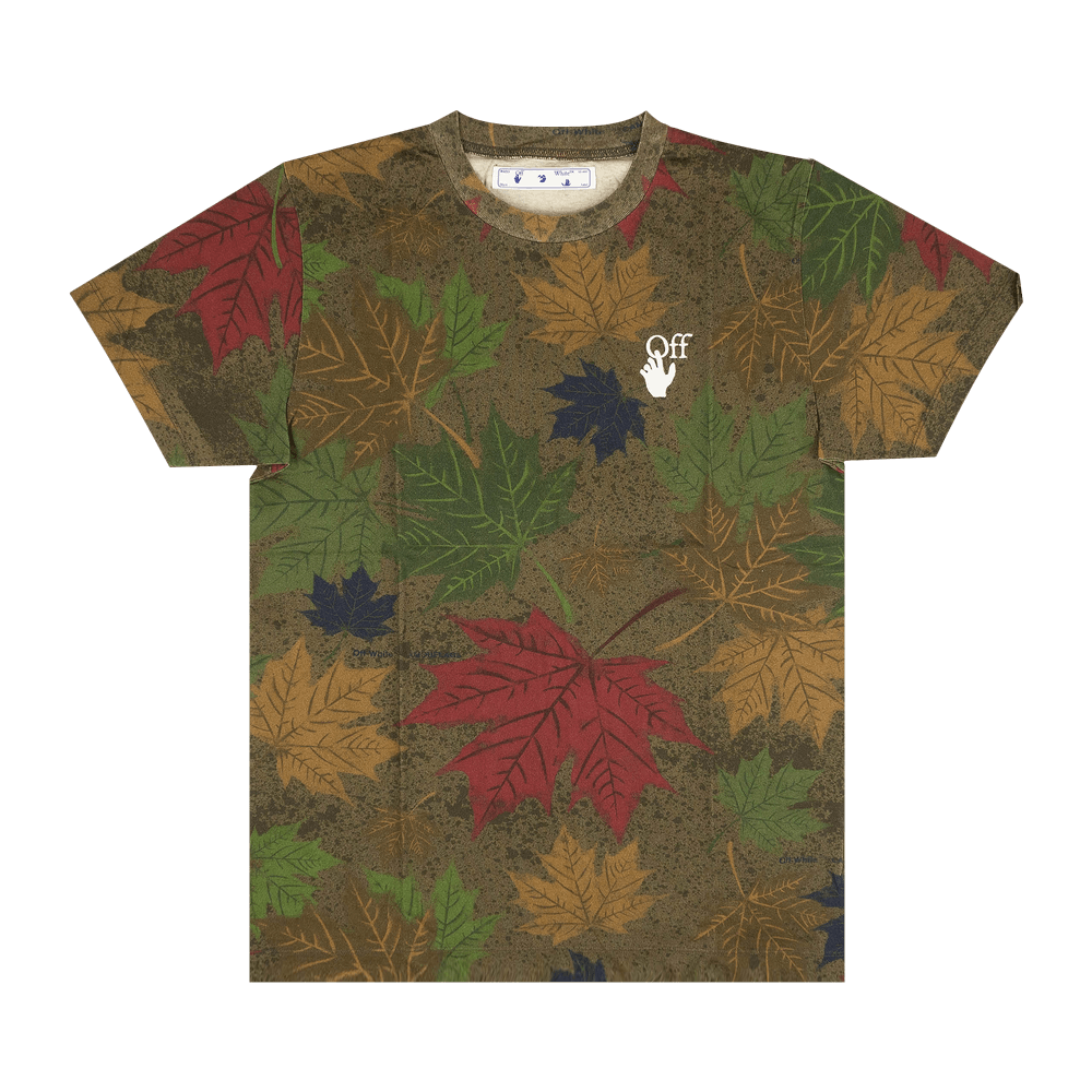 Off-White Green and Brown Camo Barrel Worker T-Shirt – BlackSkinny