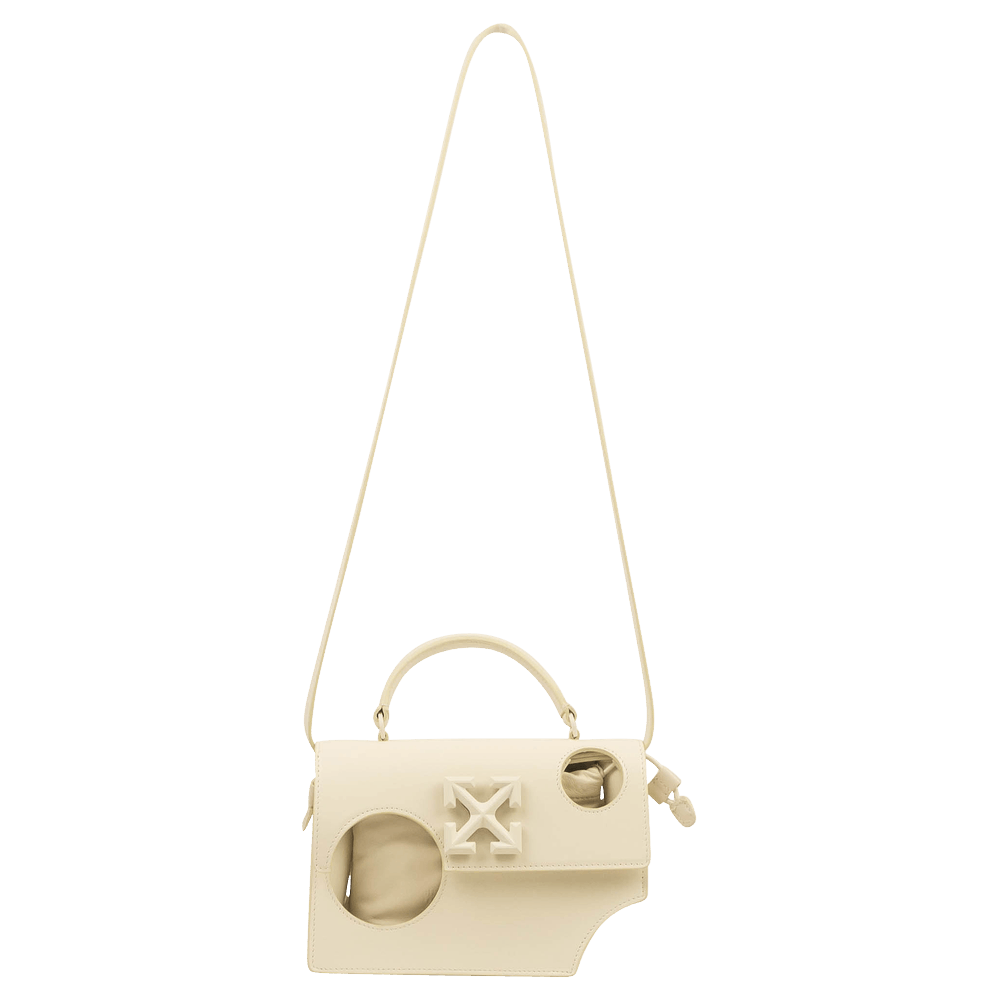 Off-White's Hole-Punctured Meteor Shower Jitney Handbag Debuts at