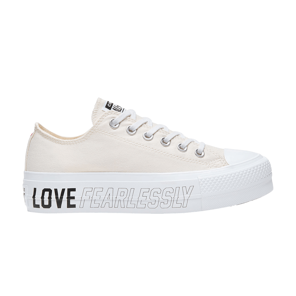 Wmns Chuck Taylor All Star Lift Low Love Fearlessly