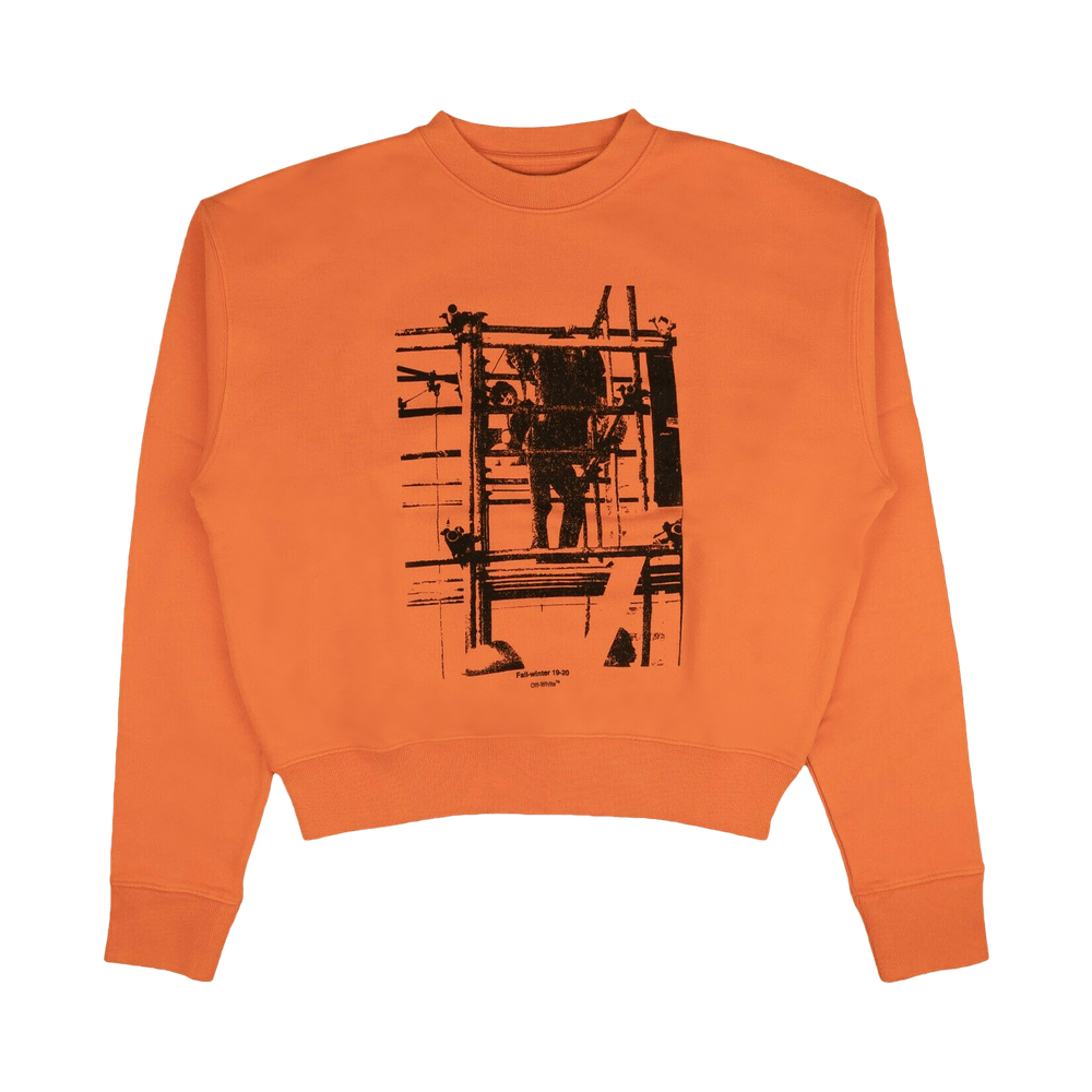 Off white orange sweatshirt outlet