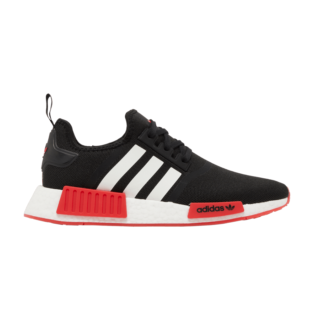 adidas gazelle silver green womens Adidas NMD R1 Core Black Solar Red Grey main image 1