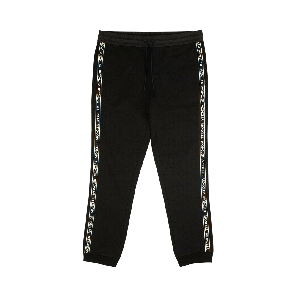 Buy Moncler Ribbon Side Sands Logo Sweatpants 'Black