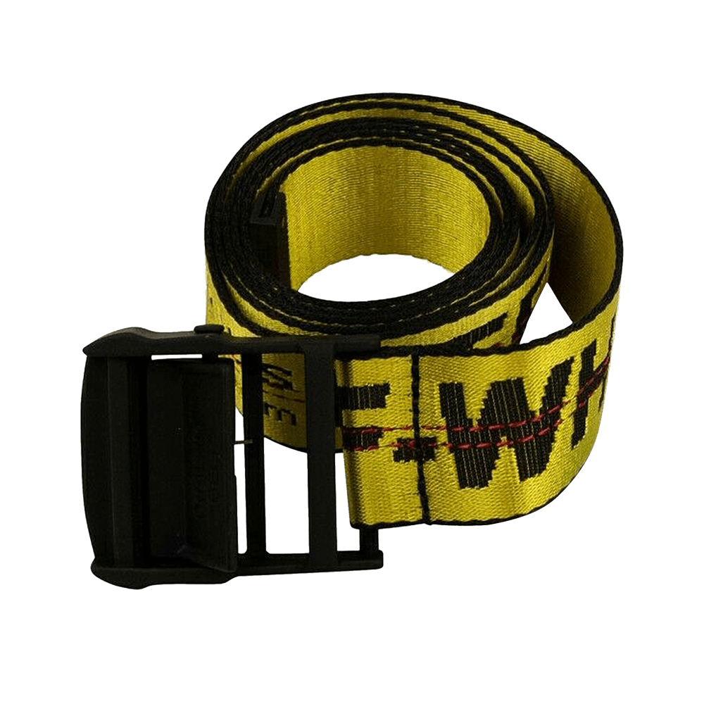 Buy Off-White Classic Industrial Belt 'Yellow' - OMRB021R21FAB0011810 | GOAT