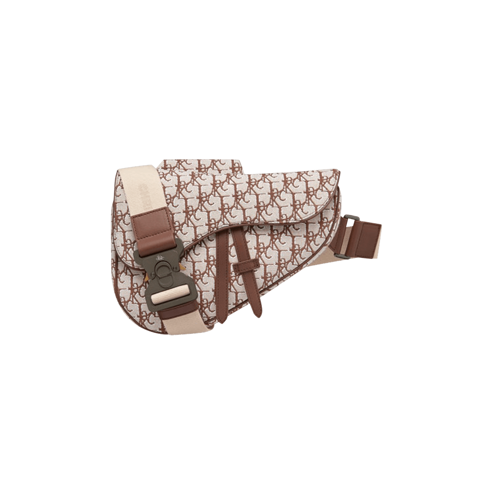 Buy Dior x Cactus Jack Oblique Jacquard Saddle Bag 'Coffee