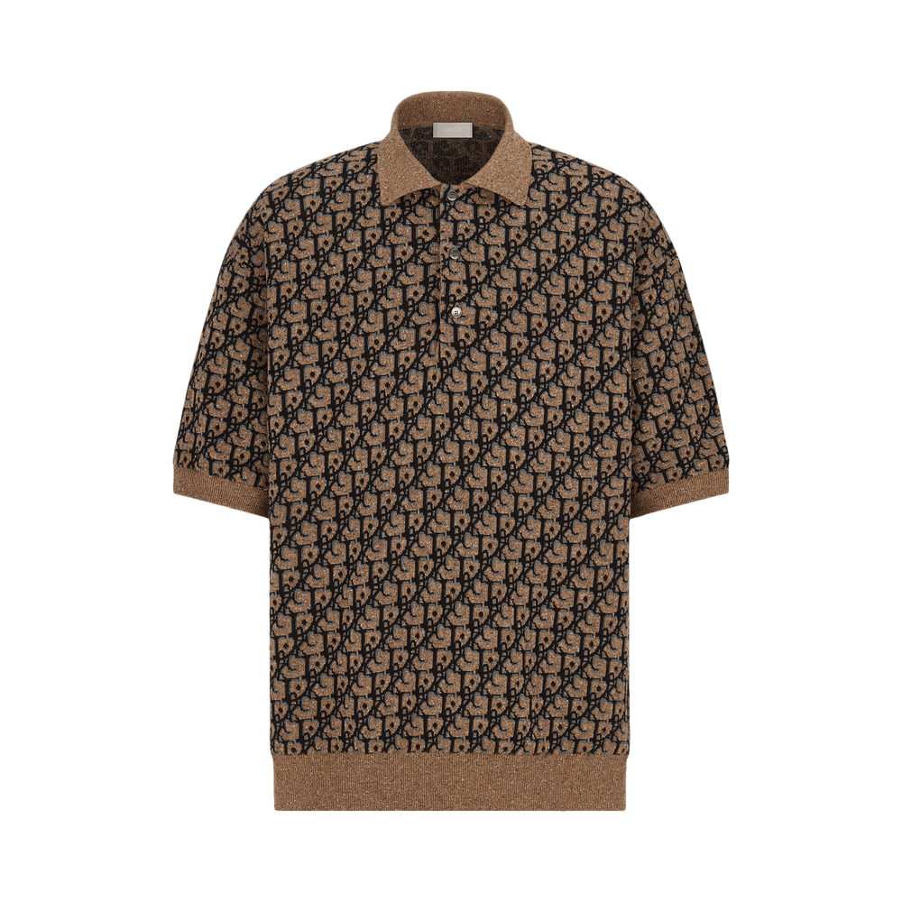 Size xl Dior x Cactus Jack Oversized Polo Shirt 'Beige/Black'