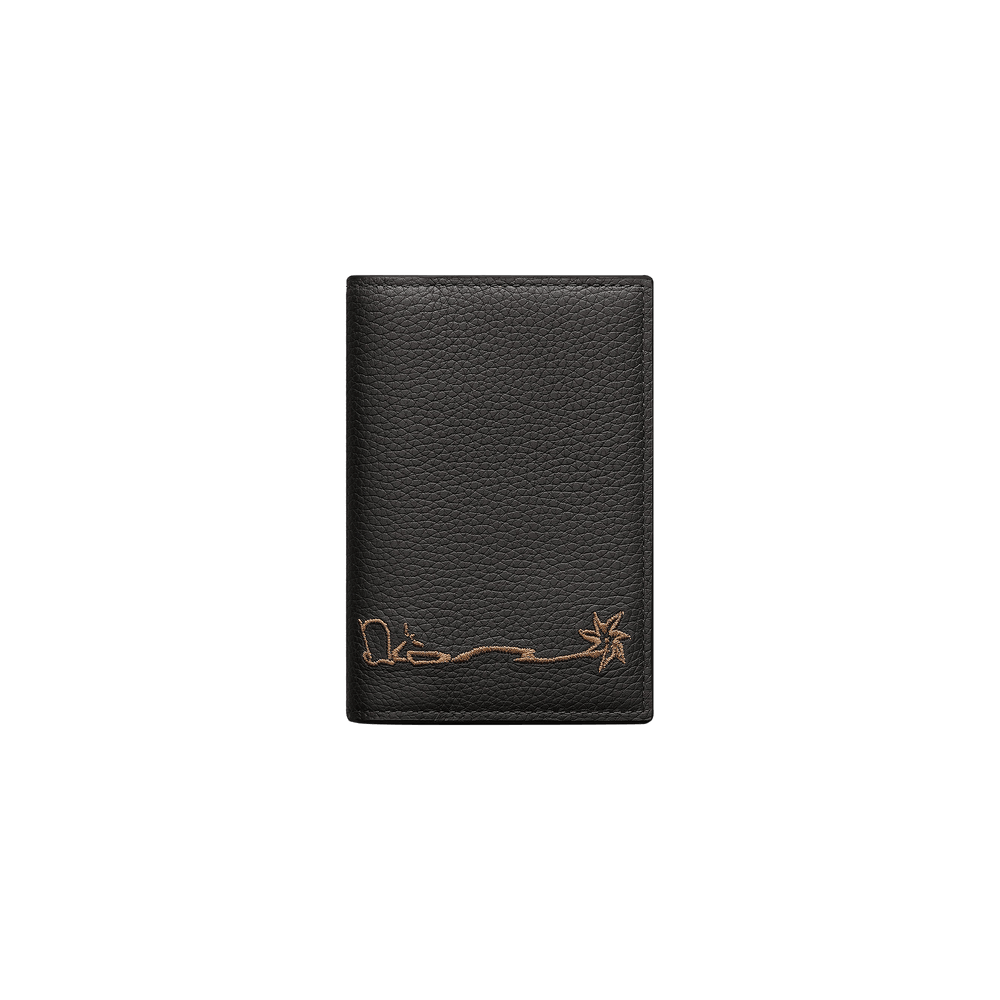 Dior × CUCTUS JACK ブラックレザー二つ折り財布 1005257_02.jpg.jpeg