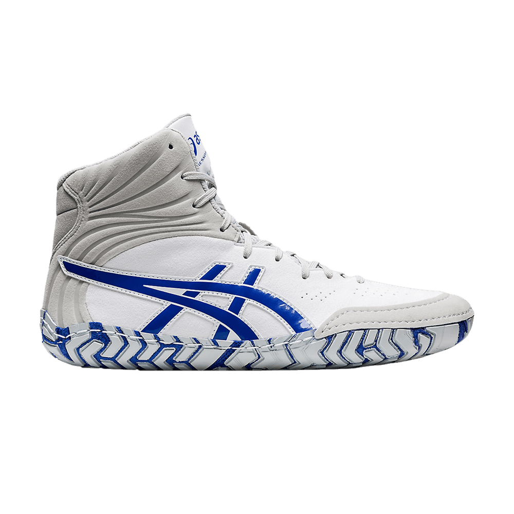 Buy Asics Aggressor 5 'White Lapis Lazuli Blue' - 1081A048 100 | GOAT