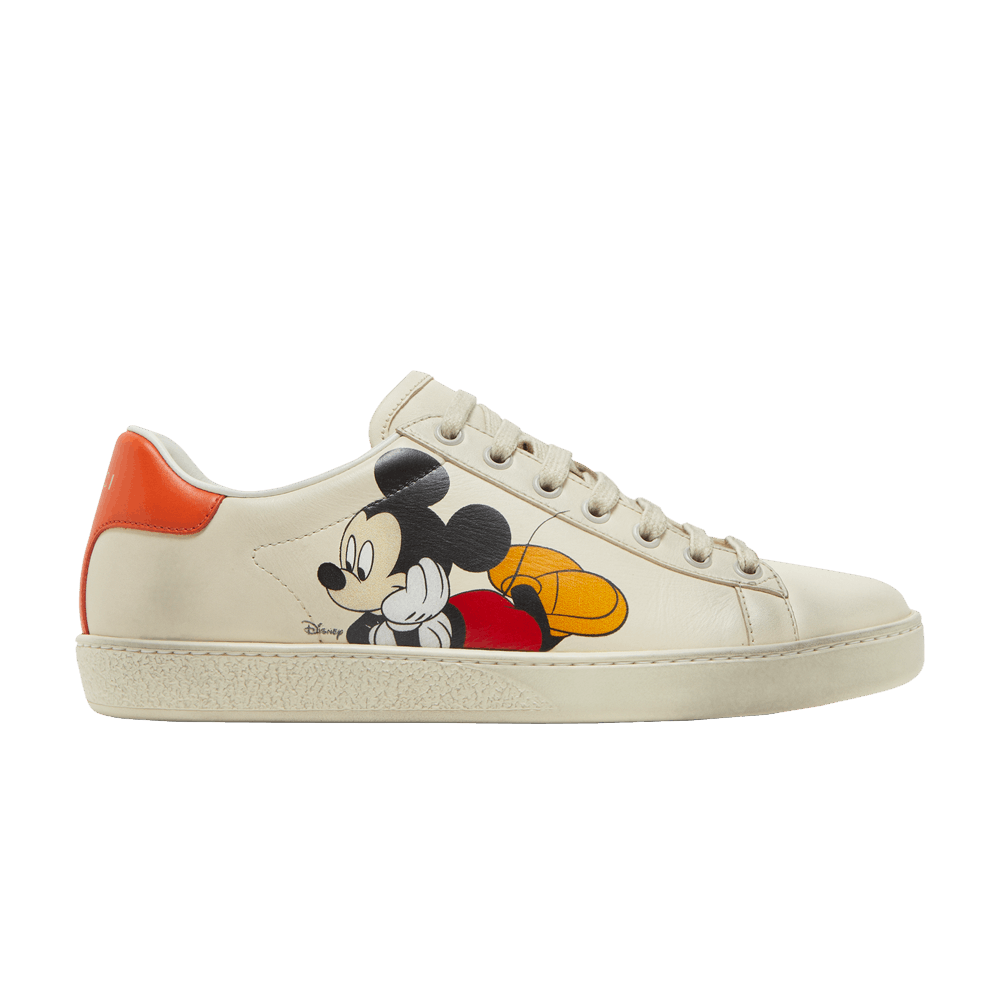 (WMNS) Disney x Gucci Ace Low 'Mickey Mouse - Ivory' 602129-AYO70-9591 US 8½