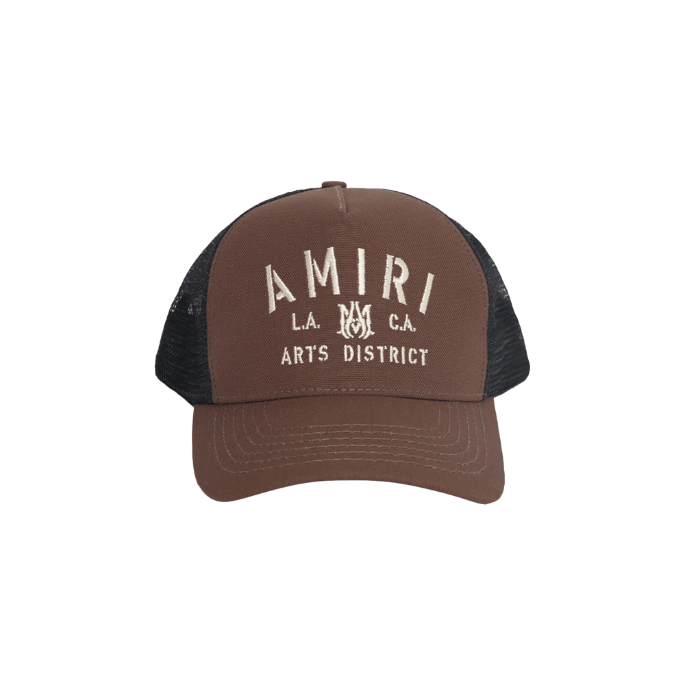 AMIRI: Black 'Arts District' Trucker Cap | SSENSE