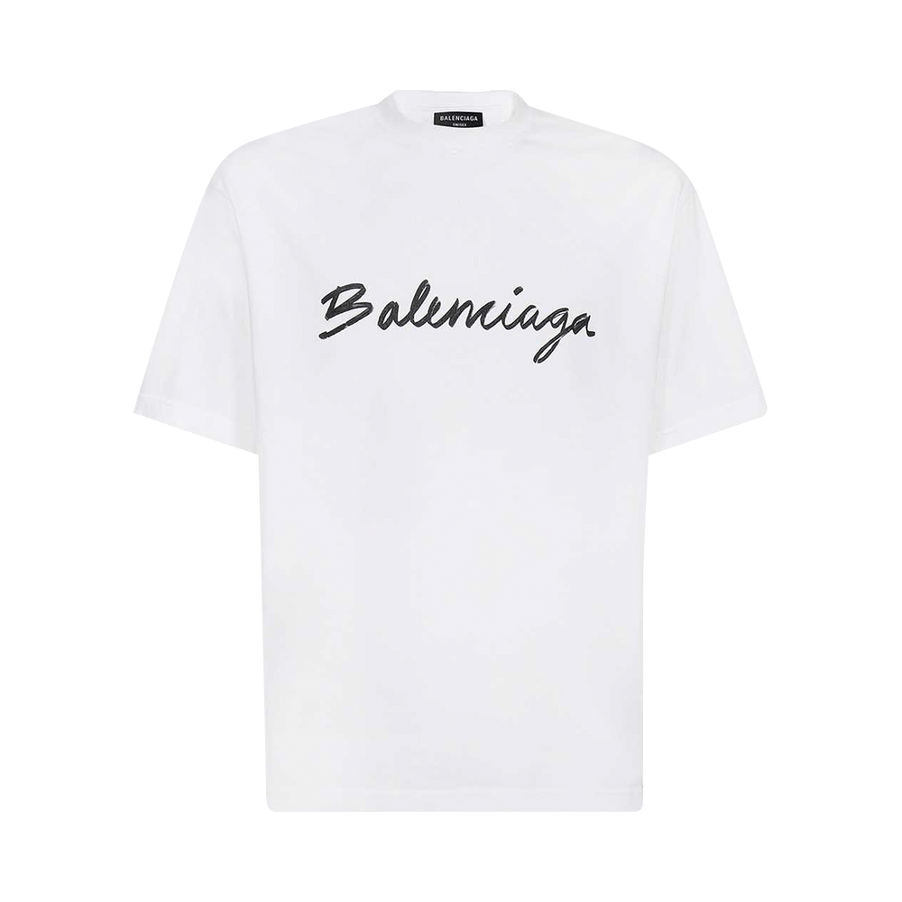 バレンシアガ メンズ 半袖シャツ 612965 TMVB4 9040 BALENCIAGA バレンシアガ 22AW 612965 TMVB4 9040 シグネチャー