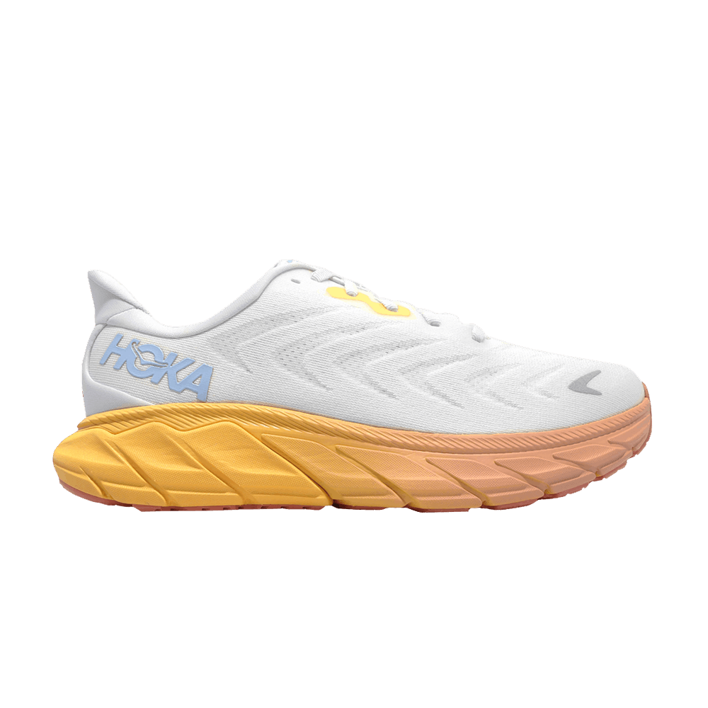 Hoka Wmns Arahi 6 D Wide 'nimbus Cloud Blanc De Blanc'