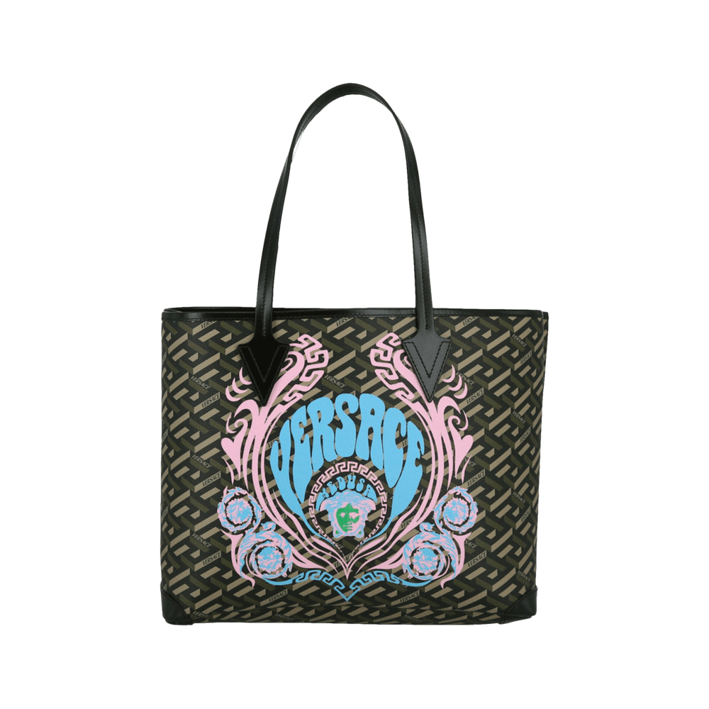 Buy Versace La Greca Medusa Music Tote 'Multicolor