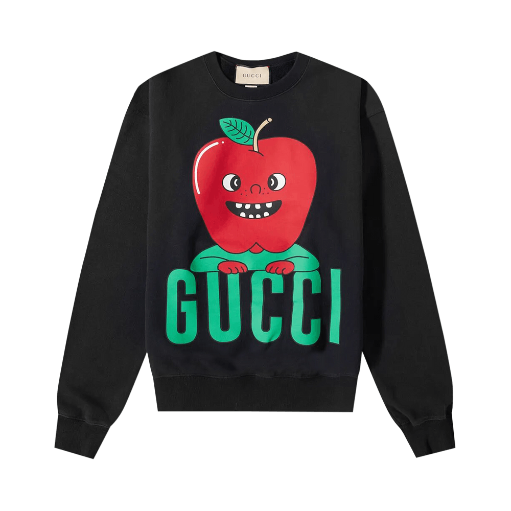 Buy Gucci Pablo Delcielo Crew Neck Sweat Black 700119 XJEIU 1082 GOAT