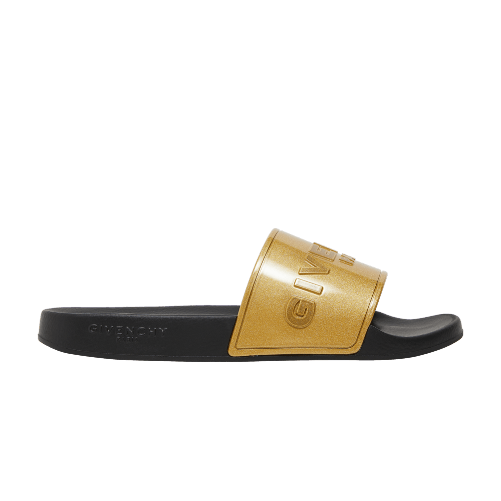 Buy Givenchy Logo Slide 'Metallic Golden' - BH300HH10B 005