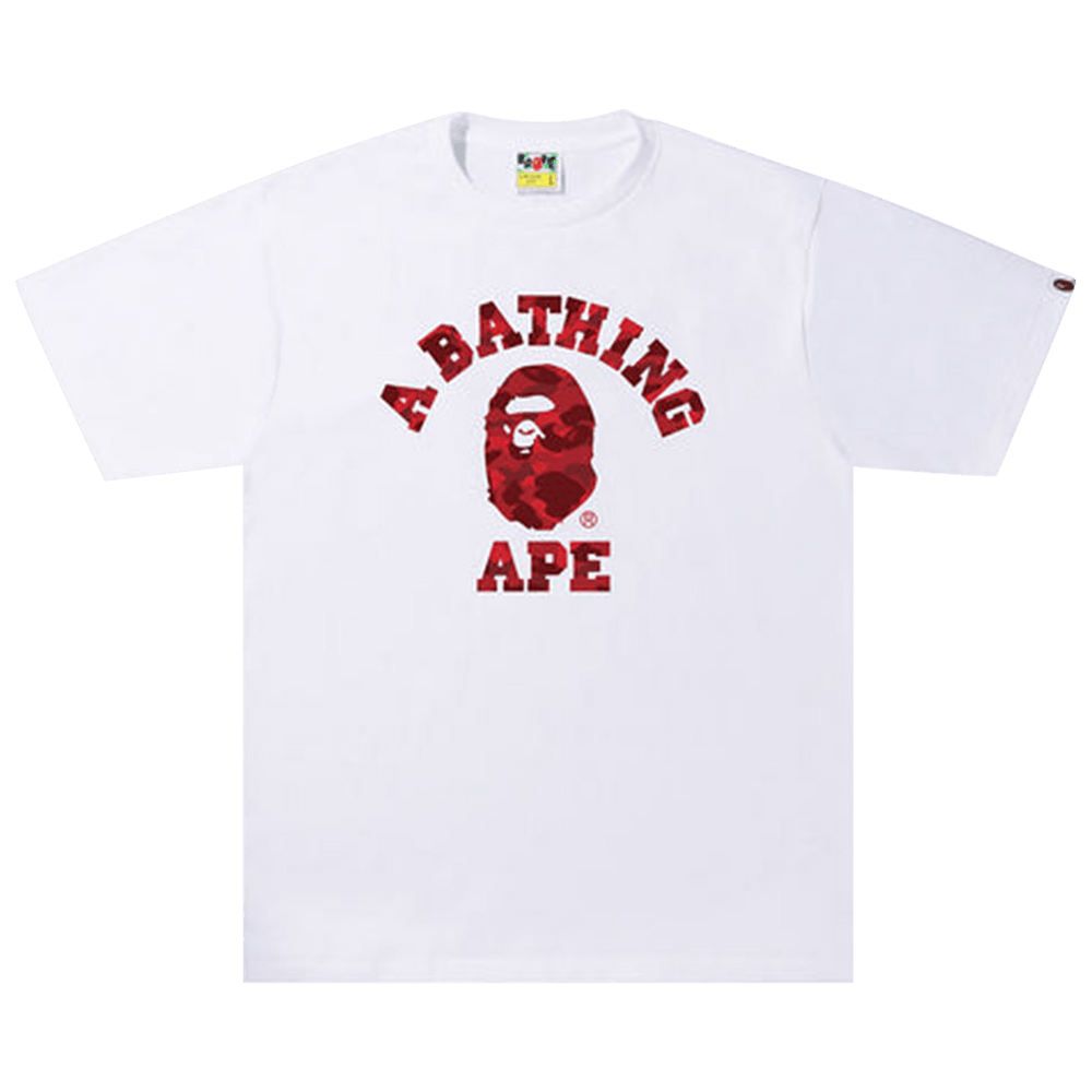トップス COLOR CAMO COLLEGE TEE A BATHING APE® Color Camo College Tee | Bape official website