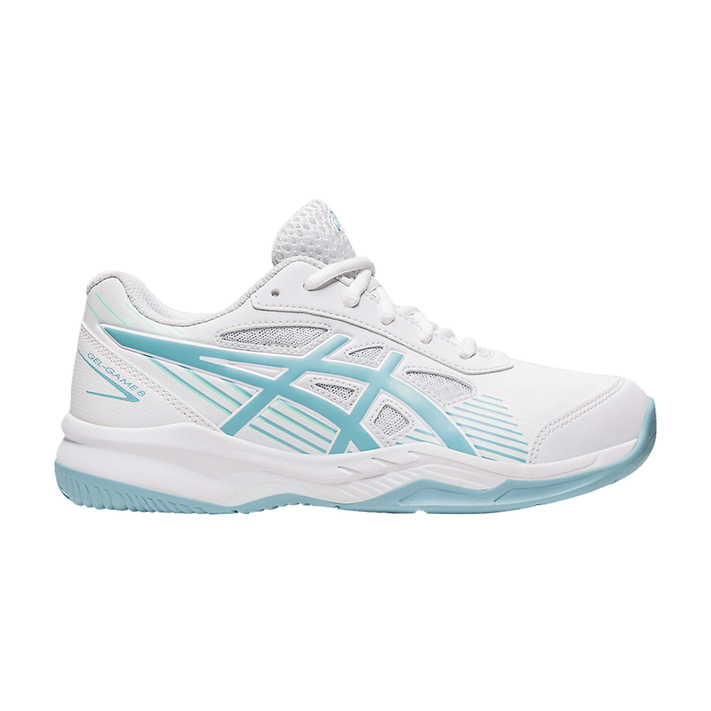 Asics Gel Game 8 GS White Smoke Blue