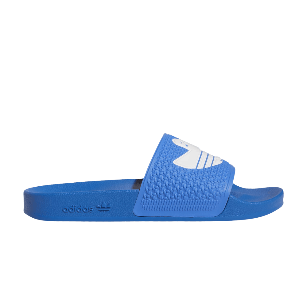 Adidas Originals Shmoofoil Blue Bird Slide Sz 6 Men NWT Adidas Shmoofoil Ghost Blue Bird Slides Blue/White Men main image 2