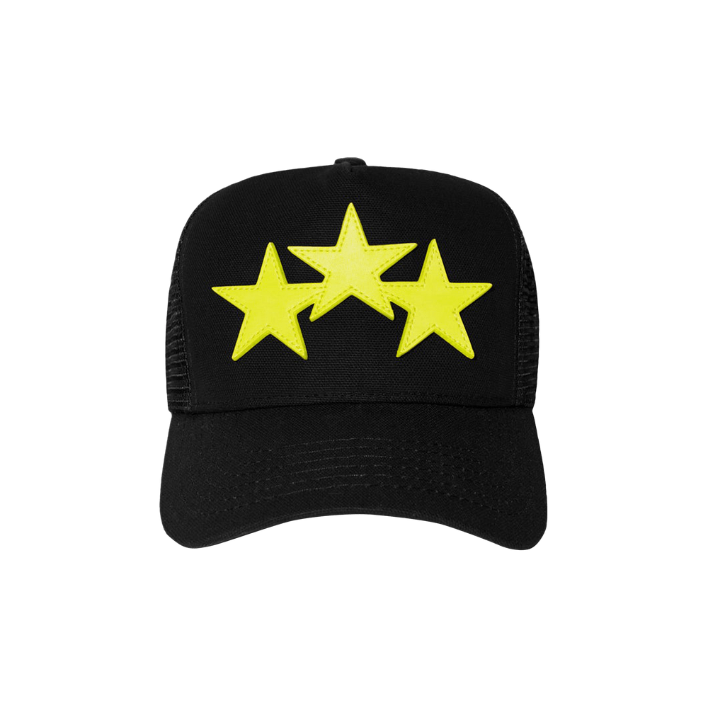 AMIRI 3 Star Trucker Hat Black Men's - SS21 - US