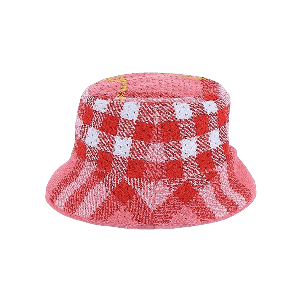 Buy Burberry Bucket Hat 'Pink Check' - 8056565 | GOAT