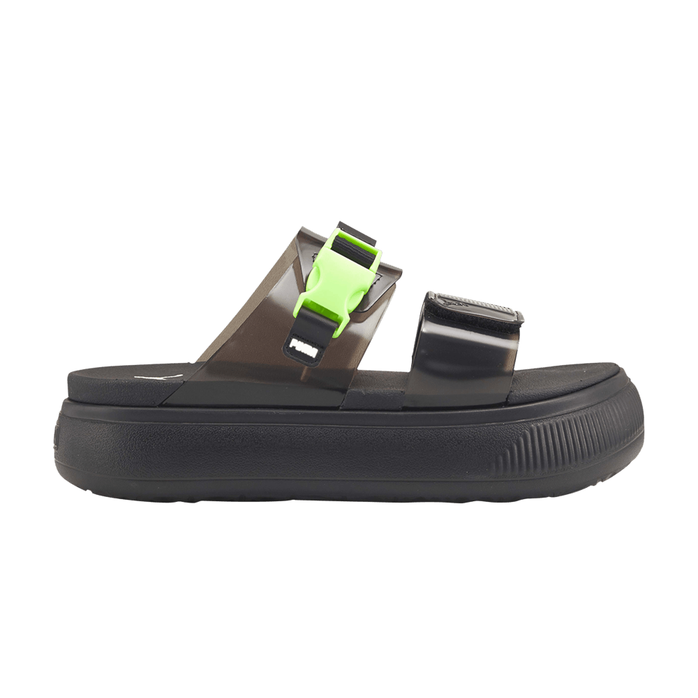 Buy Puma Wmns Suede Mayu Pop Sandal 'Black Fizzy Light