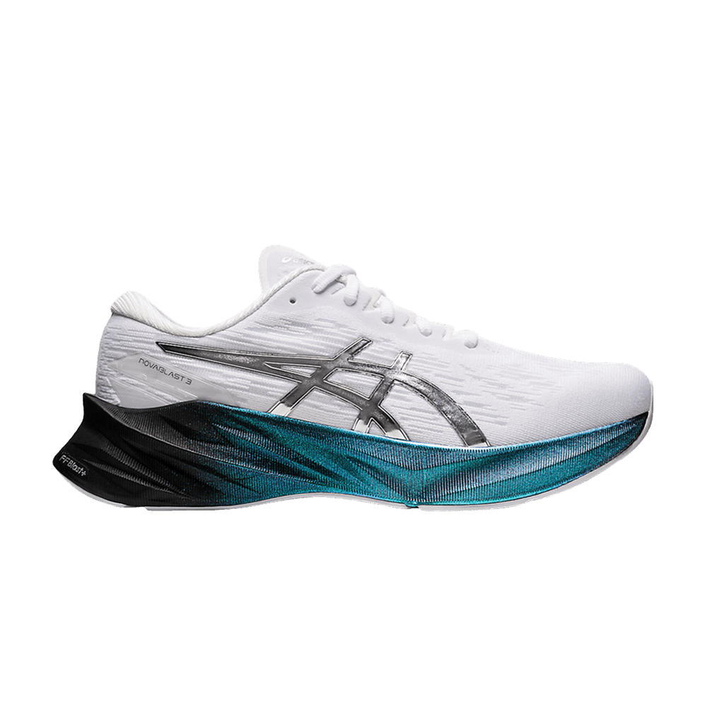 Asics Novablast 3 Platinum White Pure Silver