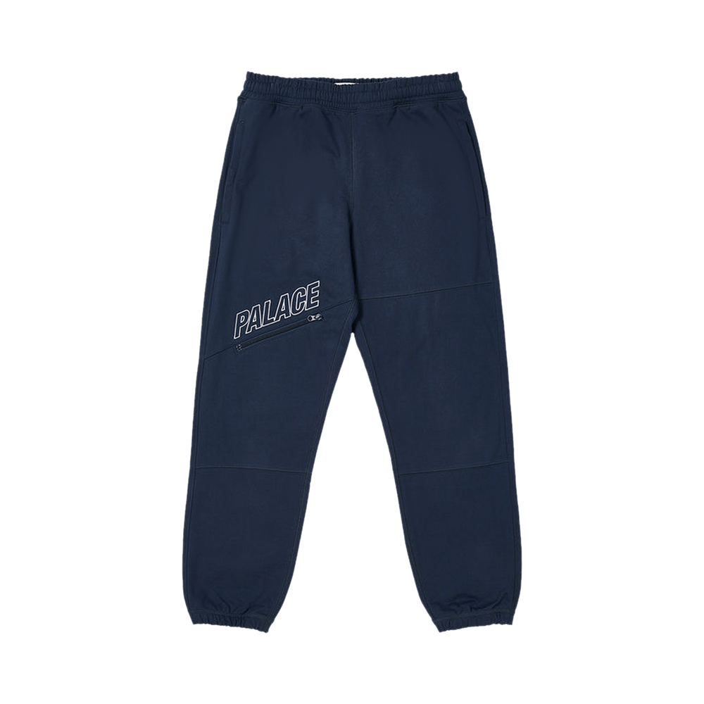Buy Palace Slant Zip Joggers 'Blue' - P22JG060 | GOAT